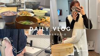 【日常vlog】｜2児ママとある平日の1日❄️給料日ルーティン・育休復帰後の働き方と在宅ワーク💻家事とご飯作り｜30代主婦の日常