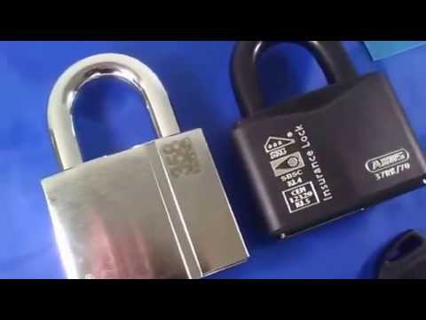 Présentation du cadenas ABLOY PL-358 et du cadenas ABUS 37RK/70