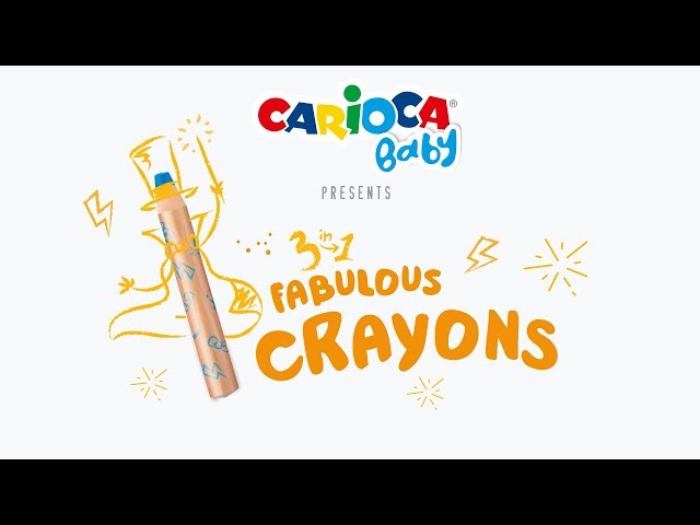 Vídeo relacionado con Carioca Lápices 3 en 1 con Sacapuntas Baby, 10 lápices, Multicolor