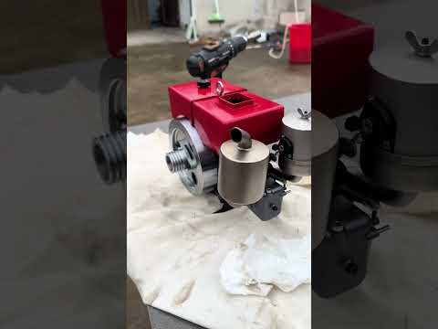 Mini diesel engine model #enginemodel #dieselenginemodel #dieselengine #tractorengine #tractormodel