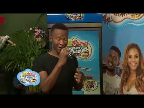 Katlego Maboe performs Tropika’s Latest Song
