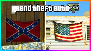 GTA 5 - Was The Confederate Flag Removed From Various Locations In Game! (GTA 5 Gameplay)