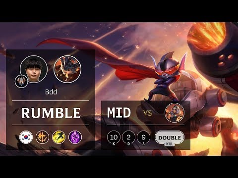Rumble Mid vs Qiyana - KR Challenger Patch 9.24