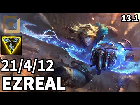 Ezreal ADC vs Jhin - KR Master  | Patch 13.1