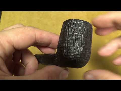 Pipa Il Ceppo gruppo 1 sabbiata con vera  in argento - Lovat - CE172