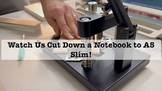 Cut Down a Notebook to A5 Slim!