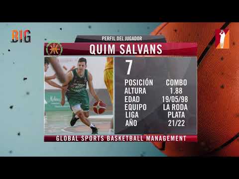 QUIM SALVANS ('98 - COMBO - 1.88m) - HIGHLIGHTS 21/22 - GSBM