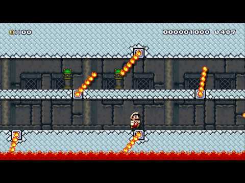 SMB 5-4 Super Mario WorldVersion by ian - SUPER MARIO MAKER - NO COMMENTARY 1AU