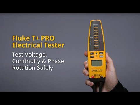 Fluke T+ PRO Electrical Tester | Test Voltage, Continuity & Phase Rotation Safely