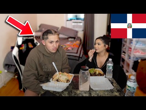DOMNICAN FOOD MUKBANG WITH MY NEW CRUSH!!!