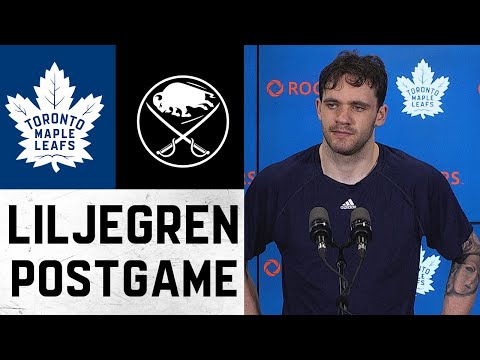 Timothy Liljegren Post Game ' Toronto Maple Leafs vs Buffalo Sabres ' April 12, 2022