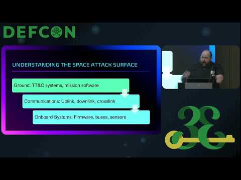 DEF CON 33 - Red Teaming Space: Hacking the Final Frontier  - Tim Fowler