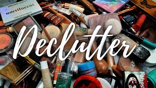 DECLUTTER MY MAKEUP COLLECTION WITH ME | LET
