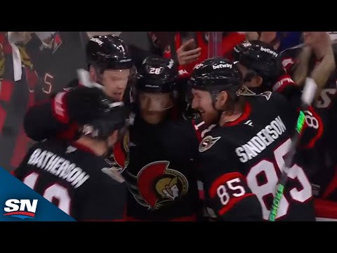 Senators' Claude Giroux Beats Stolarz With Sneaky Release For Power-Play Goal