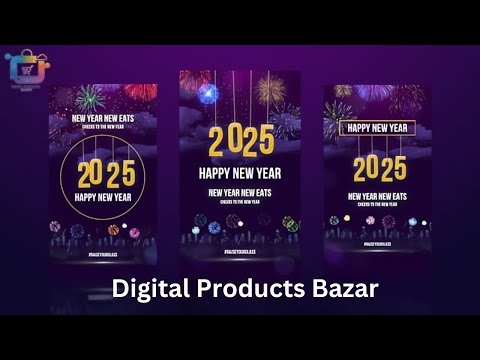 🎉 Happy New Year Wishes 2025: Instagram Stories with Apple Motion – Openers ft Blasts & Church 🎉