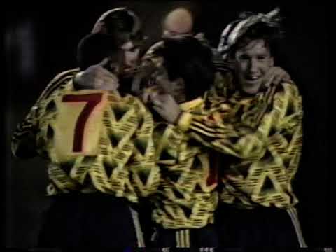 1991 11 06 Arsenal v benfica UEFA Cup 2nd Round 2nd Leg SBS