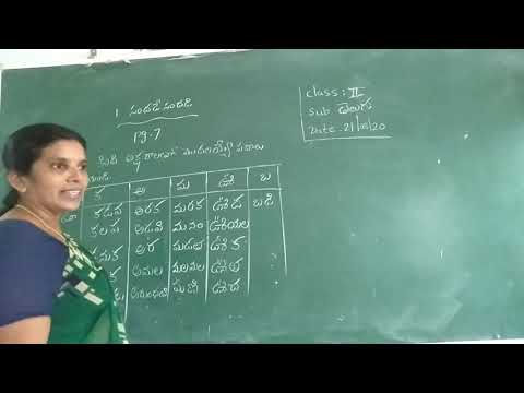 2 class Telugu (21-8-20)
