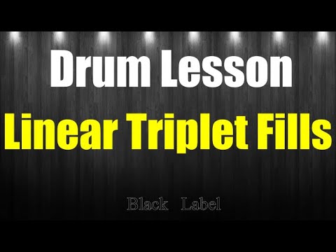 Linear Triplet Fills   Drum Lesson 1