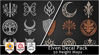Elven Ornamental Decal Pack video thumbnail