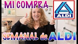 Mi compra semanal de ALDI. Productos favoritos. #aldi #supermercado #comprasemanal