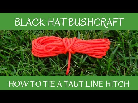 How to tie a Taut Line Hitch
