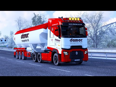 ETS2 ★ Austria ★ RENAULT T Range (DTi 13 Sound by Kriechbaum) Euro Truck Simulator 2 2K60FPS