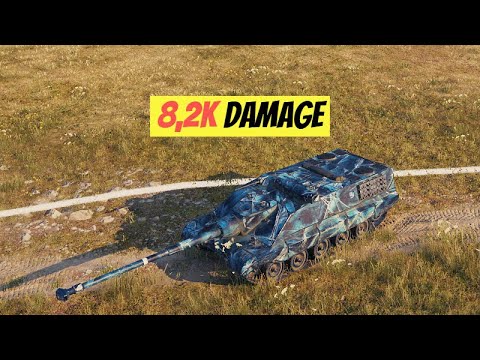 AMX 50 Foch B 8,2K Damage World of Tanks
