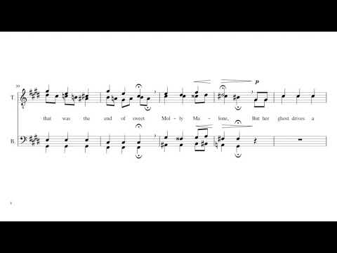 The Hi-Lo's - Cockles and Mussels a.k.a Molly Malone (Transcription)