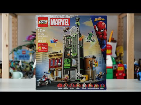 LEGO Marvel 76324 Spider Man vs. Oscorp Speed Build