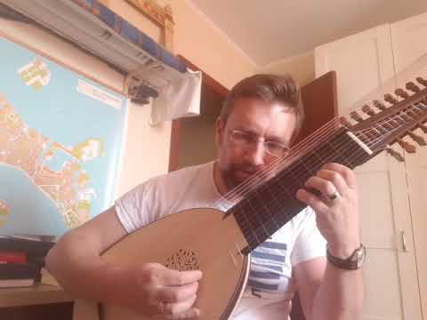Giovanni Zamboni. Prelude from Sonata in C minor. Liuto attiorbato made by Anatoli Gundilowicz (2020