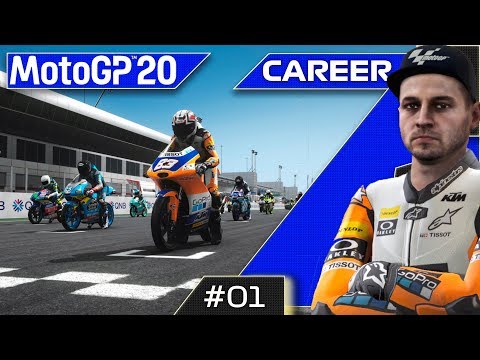 OUR JOURNEY STARTS HERE! MOTOGP20 Career Mode #1 Moto3 Race 1/20 Losail