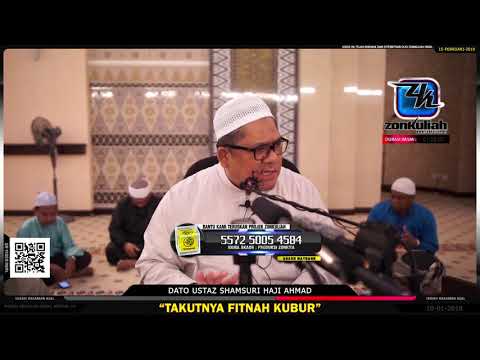 [Tazkirah]Kubur Yang Penuh Fitnah - Ustaz Shamsuri Haji Ahmad