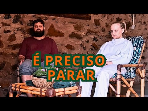 O PASSEIO MAIS RELAXANTE que fizemos EM CASAL - MEDITANDO na Nossa Casa de Pedra!