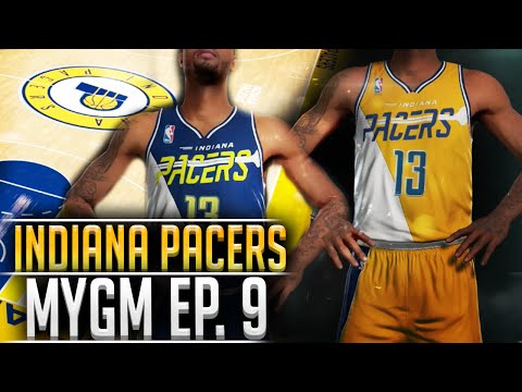 NBA2K16 Pacers MyGM #9 - Team Relocation! New Jerseys & Court DESIGN!!