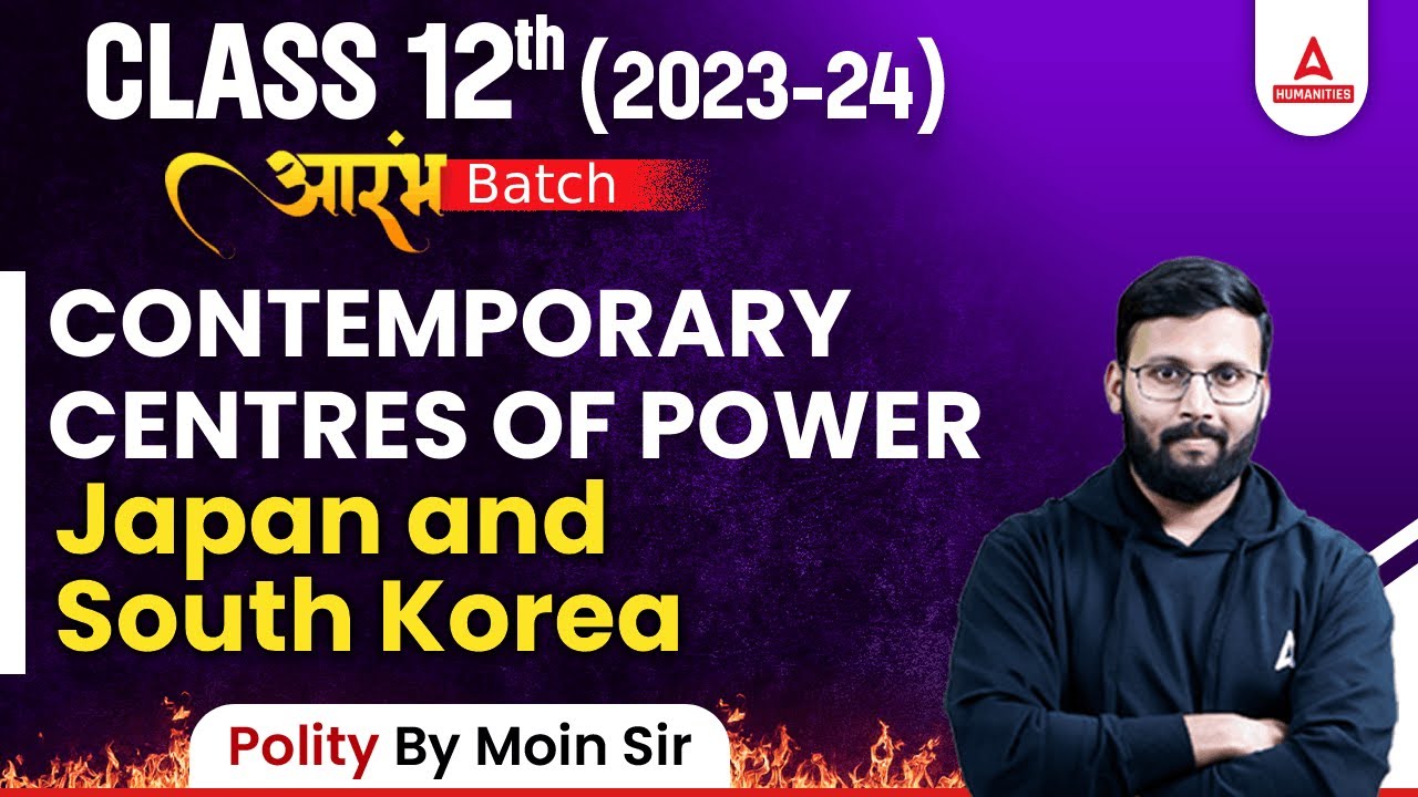 Contemporary Centres of Power | Japan and South Korea | Class 12 Political Science