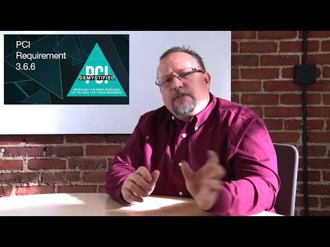 PCI Requirement 3.6.6 Using Split Knowledge & Dual Control