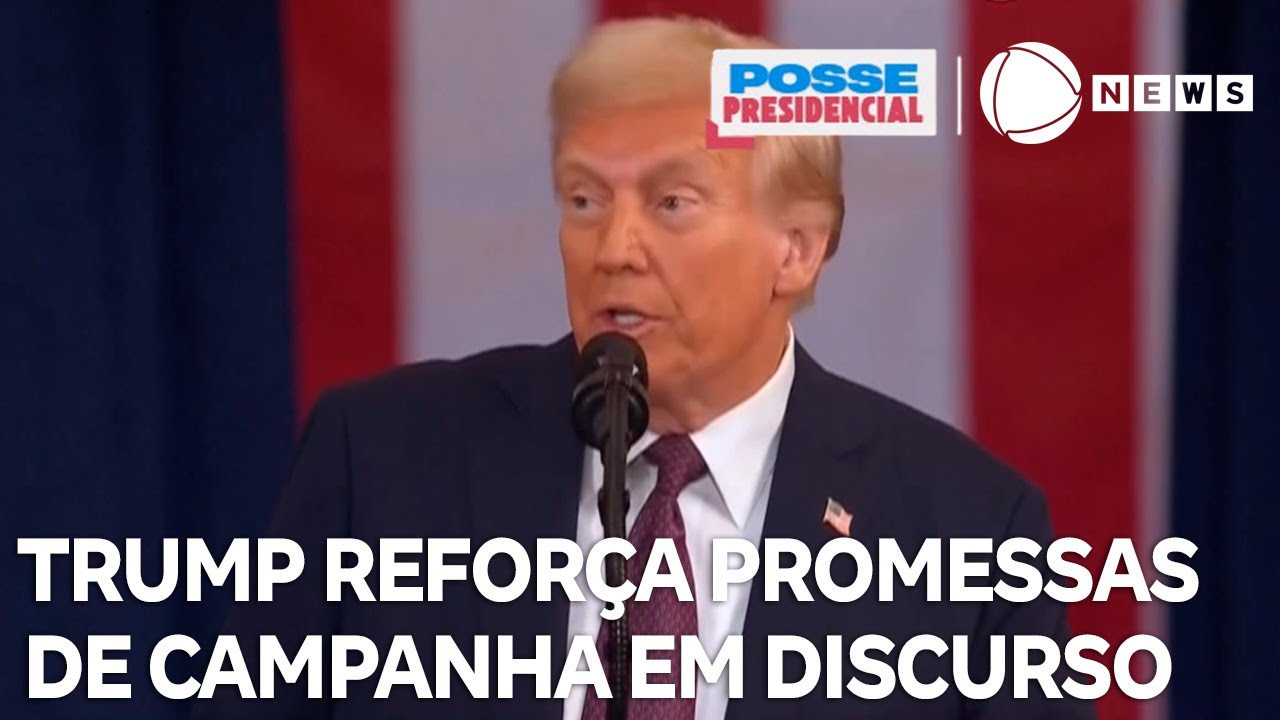 Trump reforça promessas de campanha em discurso