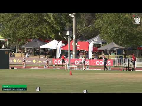 Girls U12 200m Timed Final 2: 2023-24 State Track and Field Championships