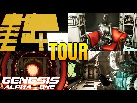 Tour of my first Space Ship in Genesis Alpha One