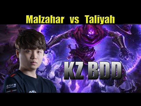 LZ BDD - Malzahar vs Taliyah - AFs KurO - LoL Replays SoloQ
