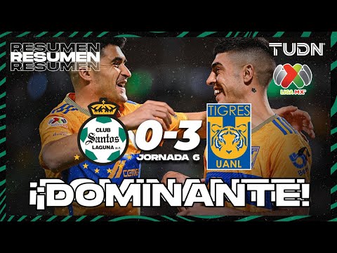Highlights and goals | Santos 0-3 Tigres | CL2024 - Liga MX J6 | TUDN