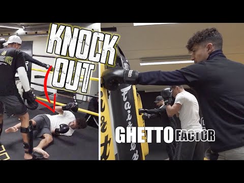 FÅR FLADE AF VERDENSMESTER I MUAY THAI | Ghetto Factor ft. Youssef Assouik