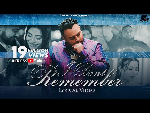 I Don't Remember ( Lyrical Video ) Deep Jandu | Sukh Sanghera | Nikkesha  | New Punjabi Songs 2022