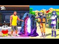 Shinchan Franklin Going To Naruto World Shinchan Become A Ninja In GTA 5