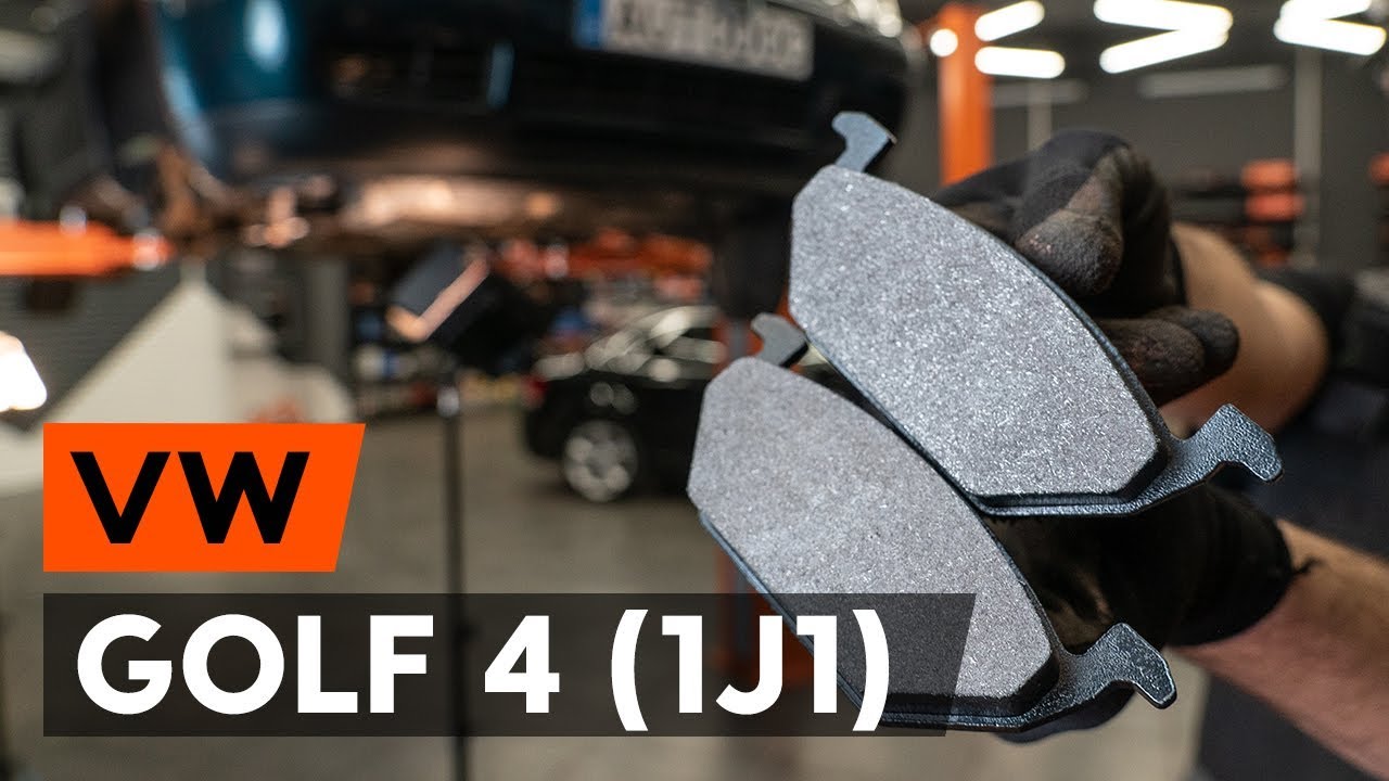 Πώς να αλλάξετε τακάκια φρένων εμπρός σε VW Golf 4 - Οδηγίες αντικατάστασης