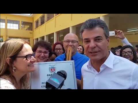 Escola Sílvio Tavares | Cambará- PR . Beto Richa Governador Deputado Romanelli