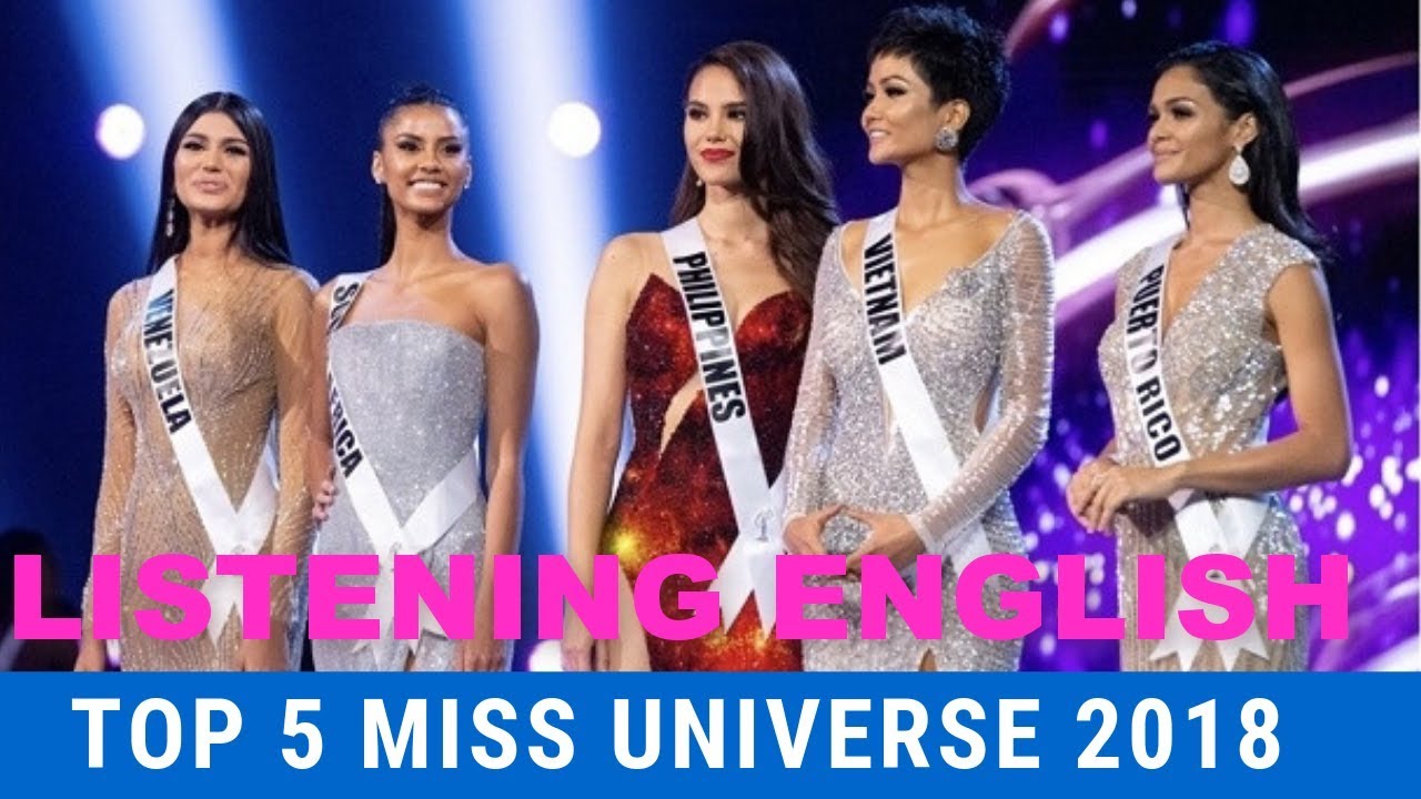 P1-LUYỆN NGHE TIẾNG ANH HOA HẬU HOÀN VŨ- TOP 5 MISS UNIVERSE 2018 - YouTube video featuring the word forgetting