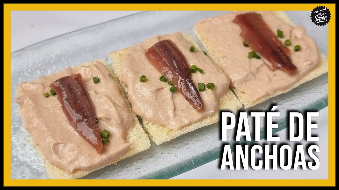PATÉ DE ANCHOAS 🐟 ¡Receta fácil en menos de 3 MINUTOS!