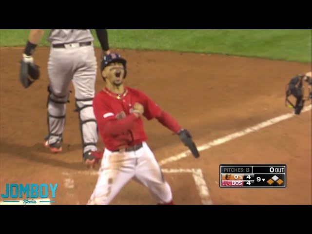 Mookie Betts walks it off with heads up baserunning, a breakdown