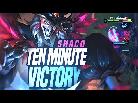 How a Challenger Shaco Wins in 10 Minutes in Low Elo - Coach Eagz